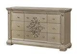 Alicia Transitional Style Dresser in Beige finish Wood - Home Elegance USA