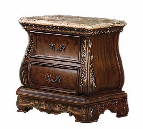 Cleopatra Traditional Style Nightstand in Cherry finish Wood - Home Elegance USA