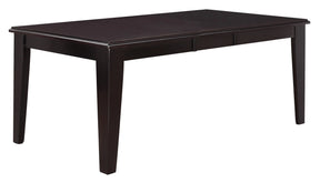 Era Transitional Style Dining Table In Espresso Finish Wood | Cosmos