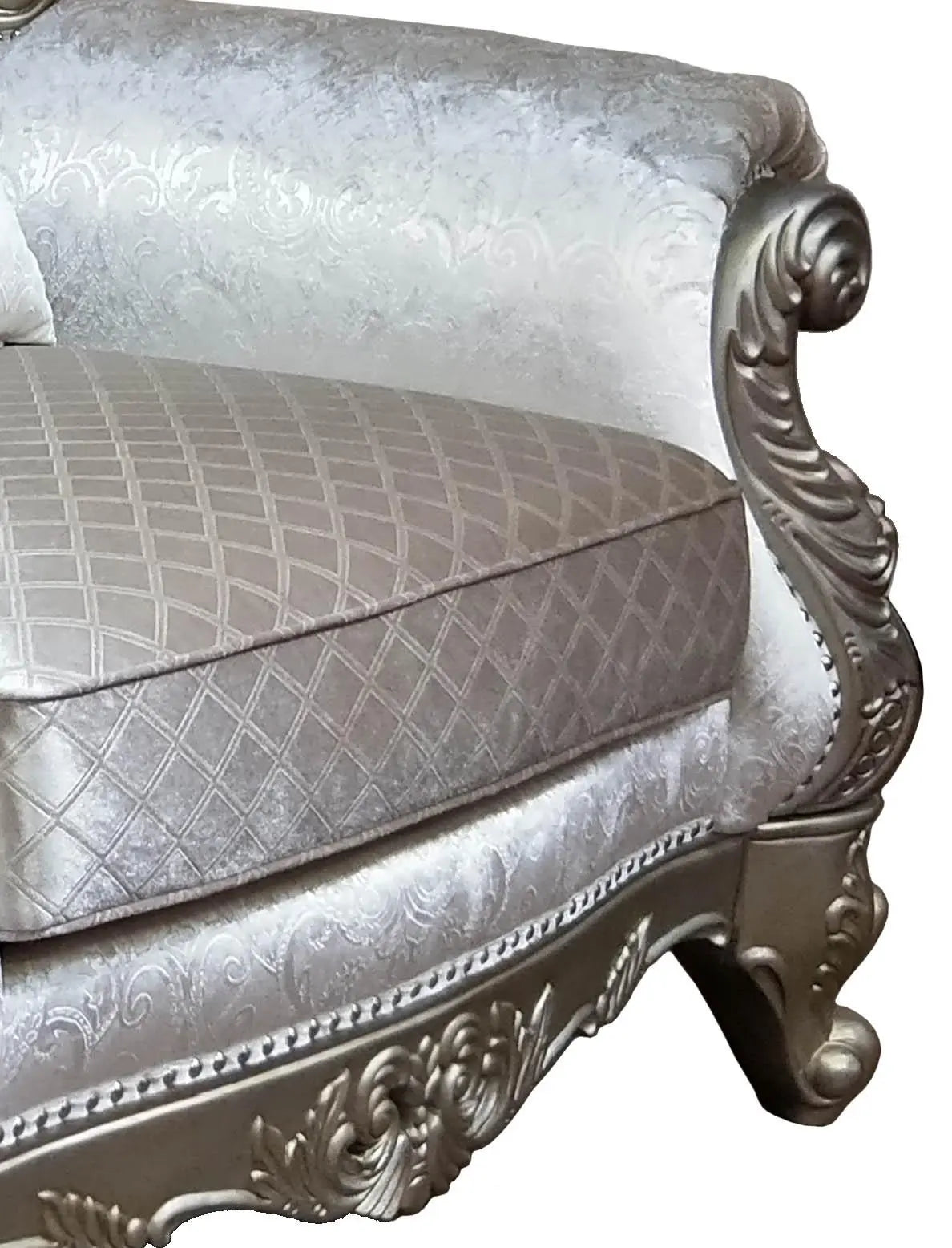 Emily Transitional Style Chair in Champagne finish Wood - Home Elegance USA