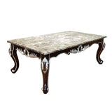 Monica Traditional Style Coffee Table in Cherry finish Wood - Home Elegance USA