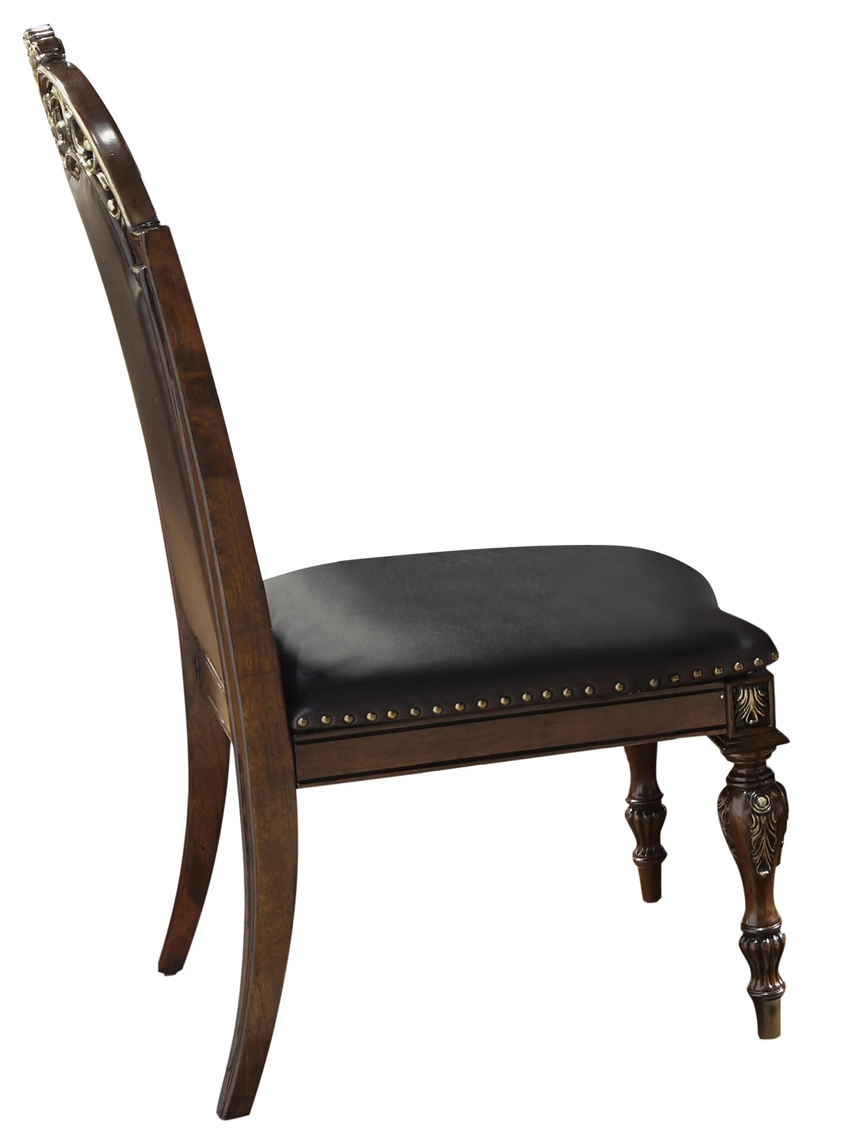 Rosanna Traditional Style Dining Side Chair in Cherry finish Wood - Home Elegance USA