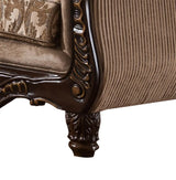 Giana Traditional Style Loveseat in Cherry finish Wood - Home Elegance USA