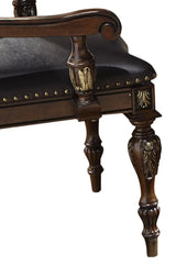 Rosanna Traditional Style Dining Arm Chair in Cherry finish Wood - Home Elegance USA
