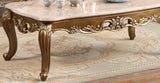Amelia Traditional Style Coffee Table In Bronze Finish Wood | Cosmos | Home Elegance USA
