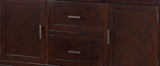 Pam Transitional Style Dining Server in Espresso finish Wood - Home Elegance USA
