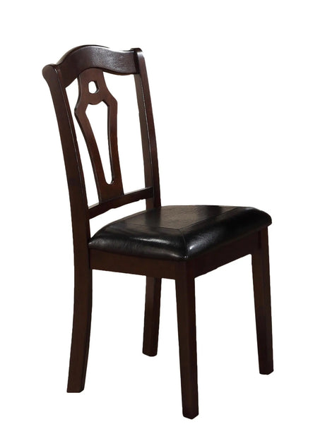 Bell Transitional Style Dining Set In Cherry Finish Wood | Cosmos