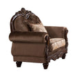 Zoya Traditional Style Chair In Cherry Finish Wood | Cosmos