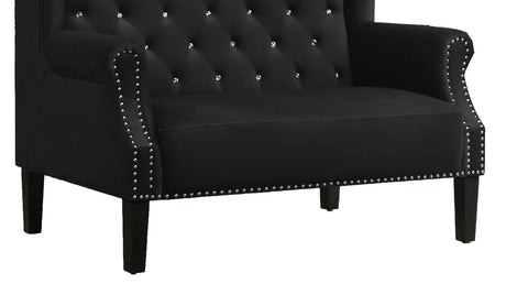 Lexi Transitional Style Black Accent Chair | Cosmos