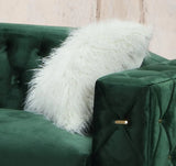 Emerald Modern Style Green Sofa in Gold finish - Home Elegance USA