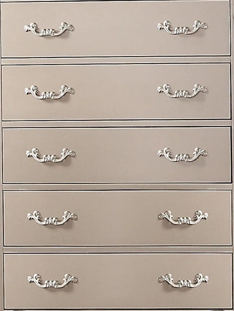 Sonia Contemporary Style Chest In Beige Finish Wood | Cosmos