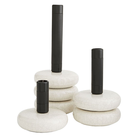 Apd Workshop For Arteriors Glaze Candlestick Set Of 3 | Arteriors | Home Elegance USA