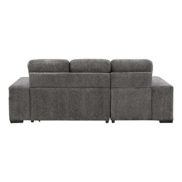 Dadeville 2 - Piece Sectional With Pull - Out Bed, Stools And Left Chaise With Hidden Storage | Home Elegance ÚSA