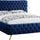 Delano Velvet Platform Bed | Meridian | Home Elegance USA