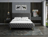 Delano Velvet Platform Bed by Meridian Furniture Meridian Furniture