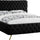 Delano Velvet Platform Bed | Meridian | Home Elegance USA