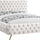 Delano Velvet Platform Bed | Meridian | Home Elegance USA