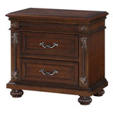 Destiny 6Pc Traditional Bedroom Set in Cherry Finish by Cosmos Furniture Cosmos Furniture
