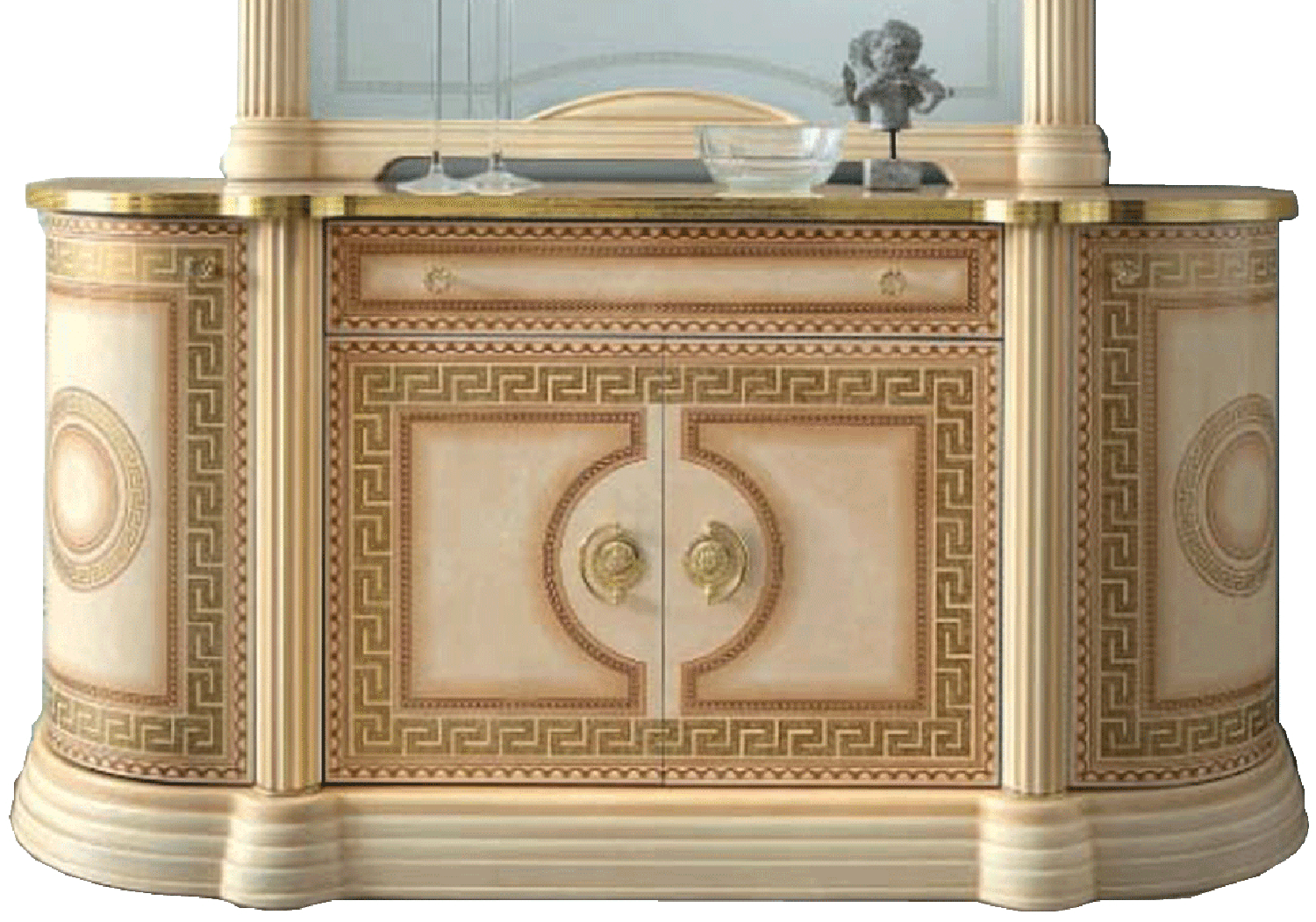 Aida 4 Door Buffet Ivory - Aida4Doorbuffetivory | ESF | Home Elegance USA