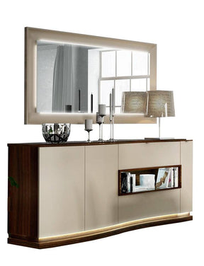 Argentina Buffet With Mirror In High Gloss Lacquer - Argentinabuffet-Mirror | ESF