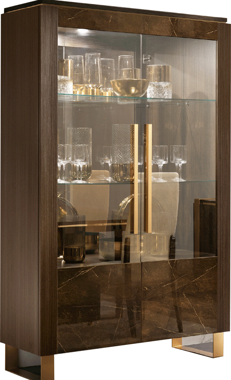 Esf Furniture - Essenza 2 Door China In Shiny - Essenzachina
