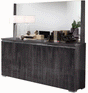 Oxford 3 Door Buffet Grey W/Mirror - Oxfordmirrorbuffet | ESF