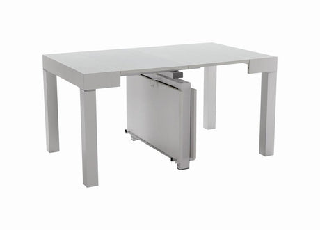 Extravaganza 7 Piece Dining Table Set 2241 Table Transformer With 3332 Chairs In Mat - 2241-3332 | ESF