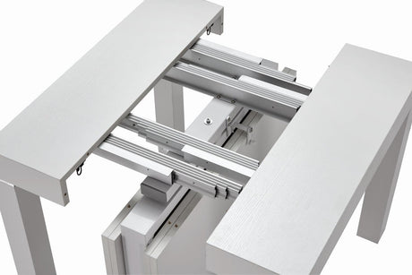 Extravaganza 7 Piece Dining Table Set 2241 Table Transformer With 3332 Chairs In Mat - 2241-3332 | ESF