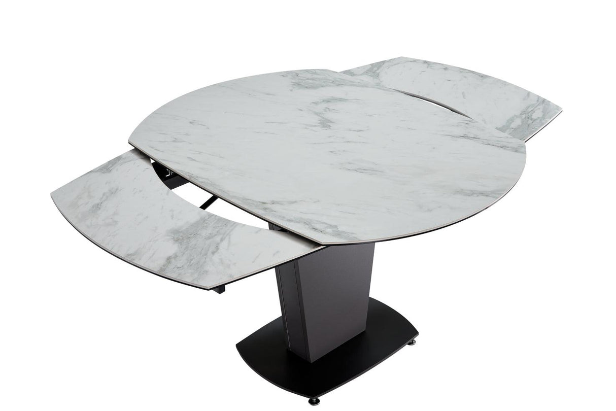 Esf Furniture - Extravaganza 2417 Dining Table White - 2417Tablewhite