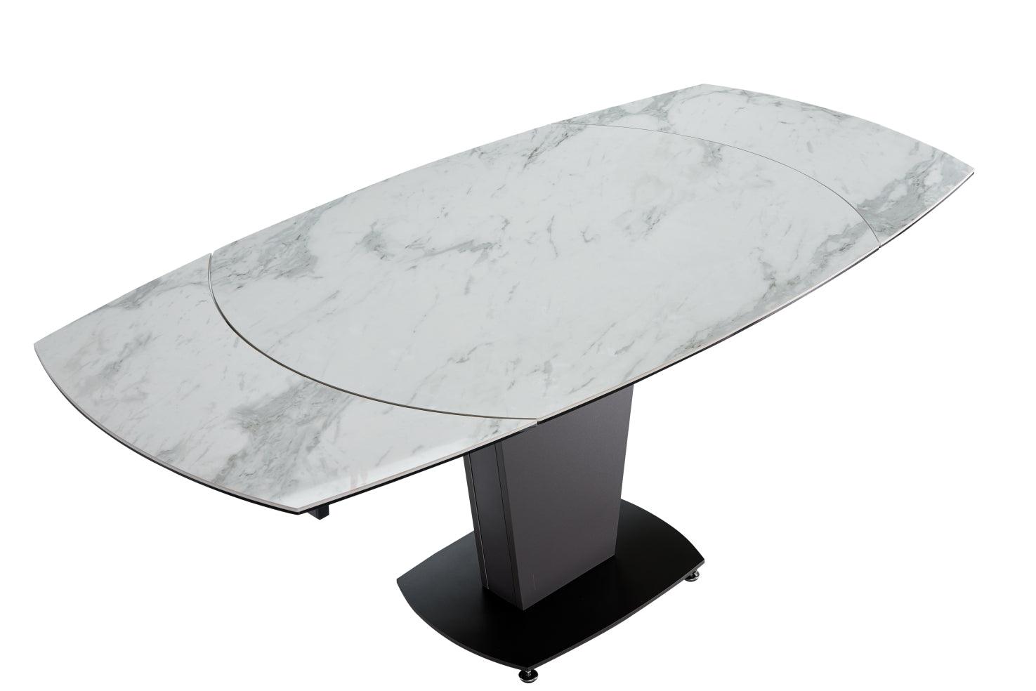 Esf Furniture - Extravaganza 2417 Dining Table White - 2417Tablewhite