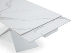 Esf Furniture - Extravaganza 9113 Dinning Table White W/Ext - 9113Dt