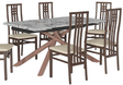 Extravaganza 9063 Dining Table With Scala Chairs - 9063-Scala-4Chair | ESF
