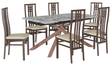 Extravaganza 9063 Dining Table With Scala Chairs - 9063-Scala-6Chair | ESF