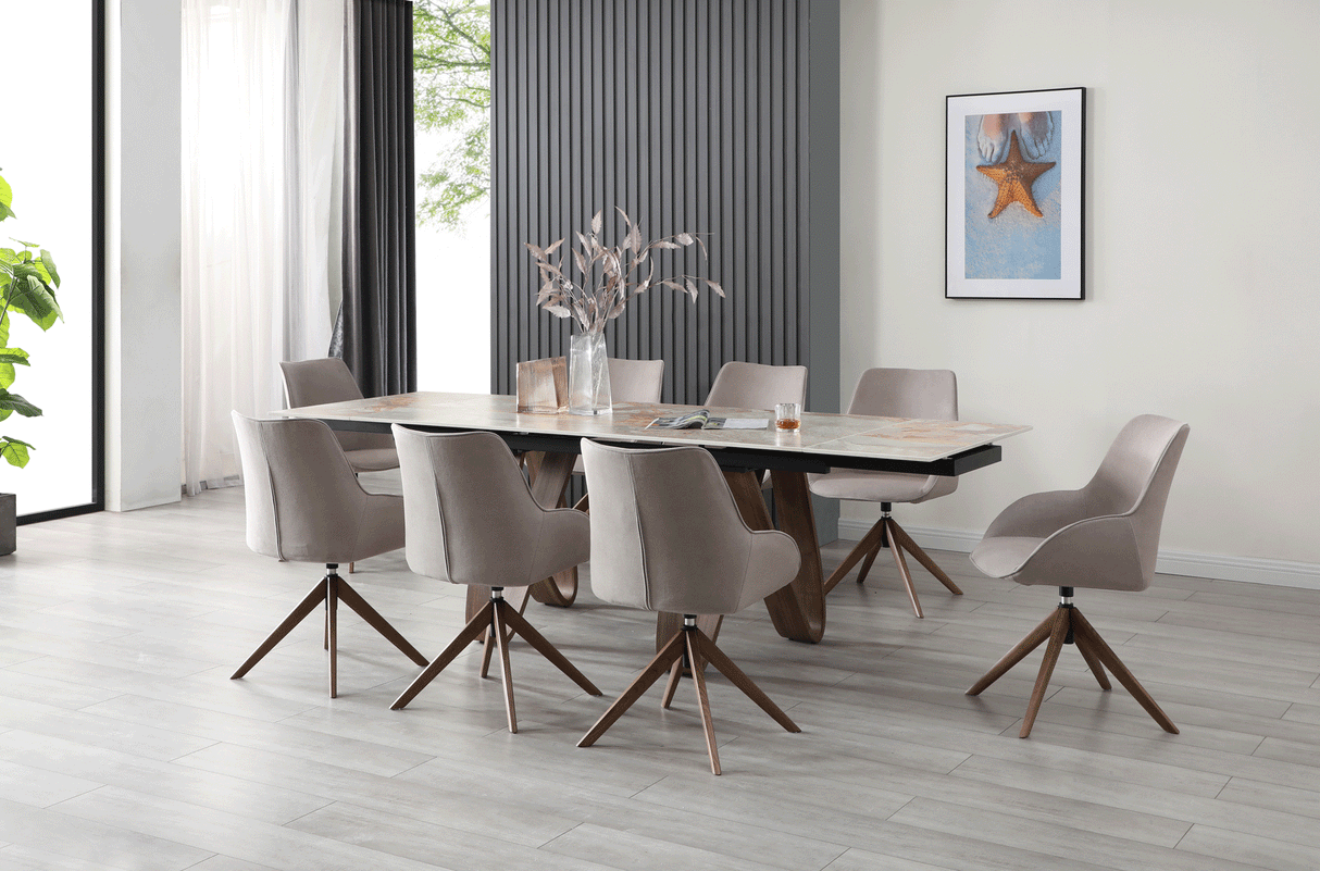 Esf Furniture - Extravaganza 9086 Dining Table - 9086Table