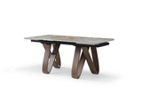 Esf Furniture - Extravaganza 9086 Dining Table With 1327 Swivel Chairs - 9086Table-1327-8Chair