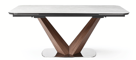 9188 Dining Table With 1218 Swivel Grey Taupe Chairs - 9188-1218-5Set | ESF
