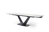 9189 Dining Table With 1239 Swivel Beige Chairs - 9189 - 1239 - 6Chair | ESF | Home Elegance USA