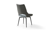9189 Dining Table With 1239 Swivel Blue Chairs - 9189 - 1239 - 8Bluechair | ESF | Home Elegance USA