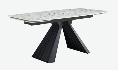 Extravaganza 152 Marble Dining Table With 196 Grey Chairs - 152Diningtable-196-4Chair | ESF