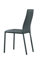 Esf Furniture - Extravaganza 152 Marble Dining Table With 196 Grey Chairs - 152Diningtable-196-6Chair