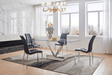 Zig Zag Dining Table 160 With 365 Black Chairs - Zztable160-365 | ESF