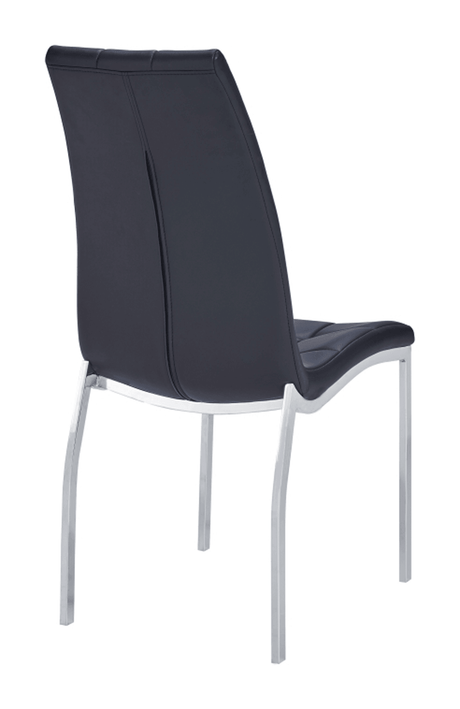 Zig Zag Dining Table 180 With 365 Black Chairs - Zztable180-365 | ESF