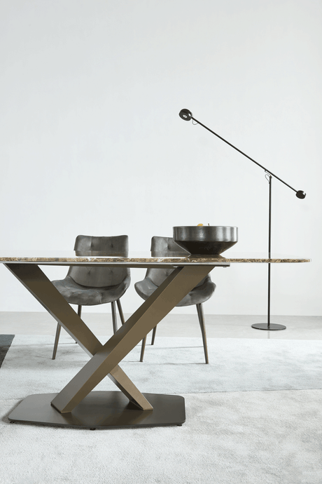 Extravaganza 311 Marble Dining Table With 137 Chairs - 311-137-4Chair | ESF