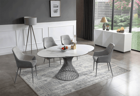 Extravaganza 9034 Dining Table With 1254 Chairs - 9034-1254-6Chair | ESF