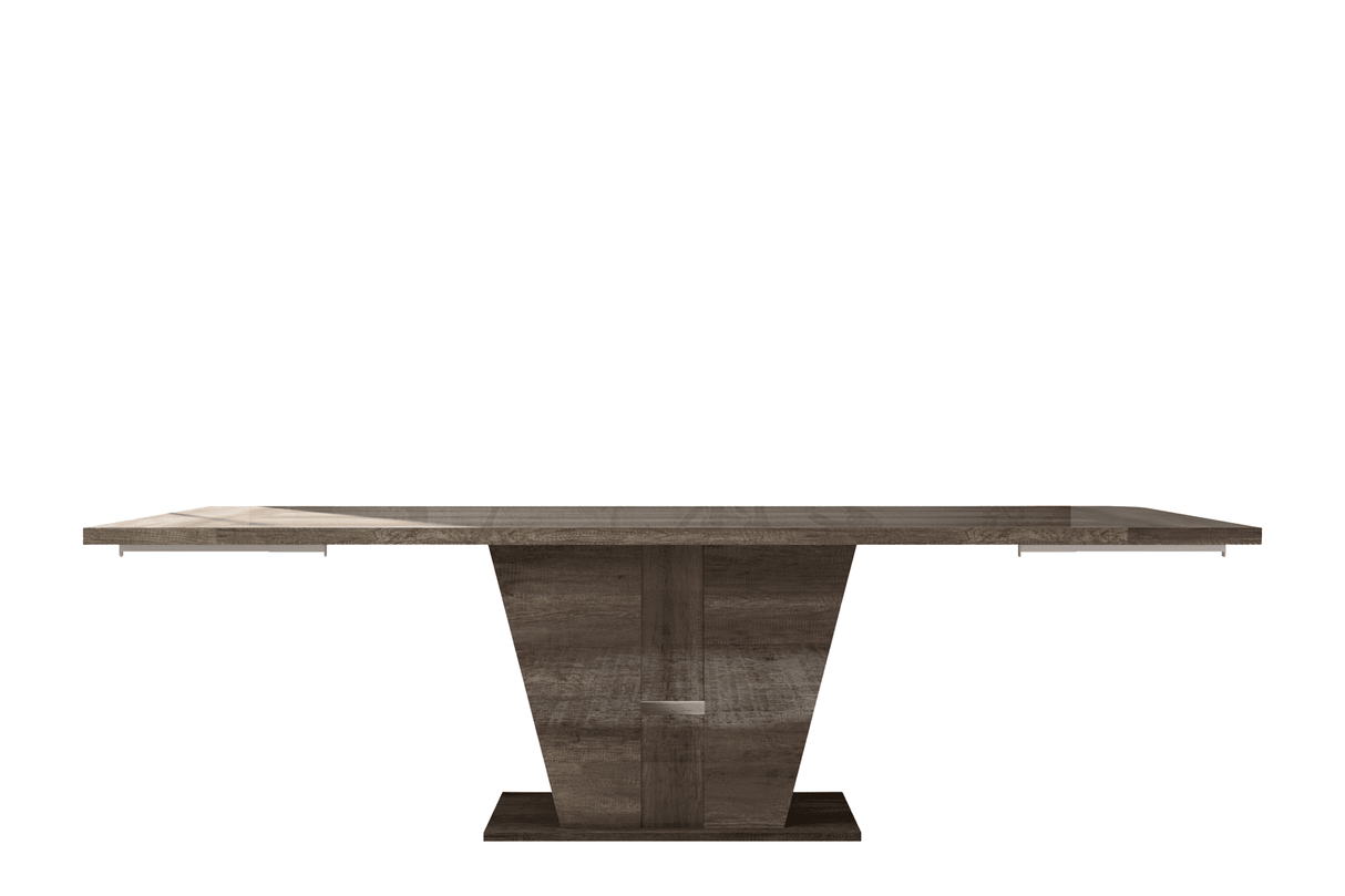 Esf Furniture - Medea 8 Piece Dining Table Set In Oak - Medea-8Set-4Chair