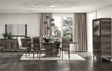 Medea 9 Piece Dining Table Set In Oak - Medea-9Set-6Chair | ESF