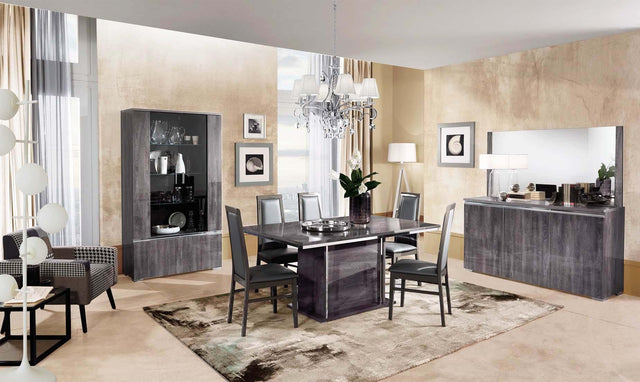 Esf Furniture - Oxford 8 Piece Dining Room Furniture Set - Oxford-8Set-4Chair