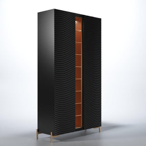 Wave 2 Door China In Matt Gold - Wavechinagrey | ESF