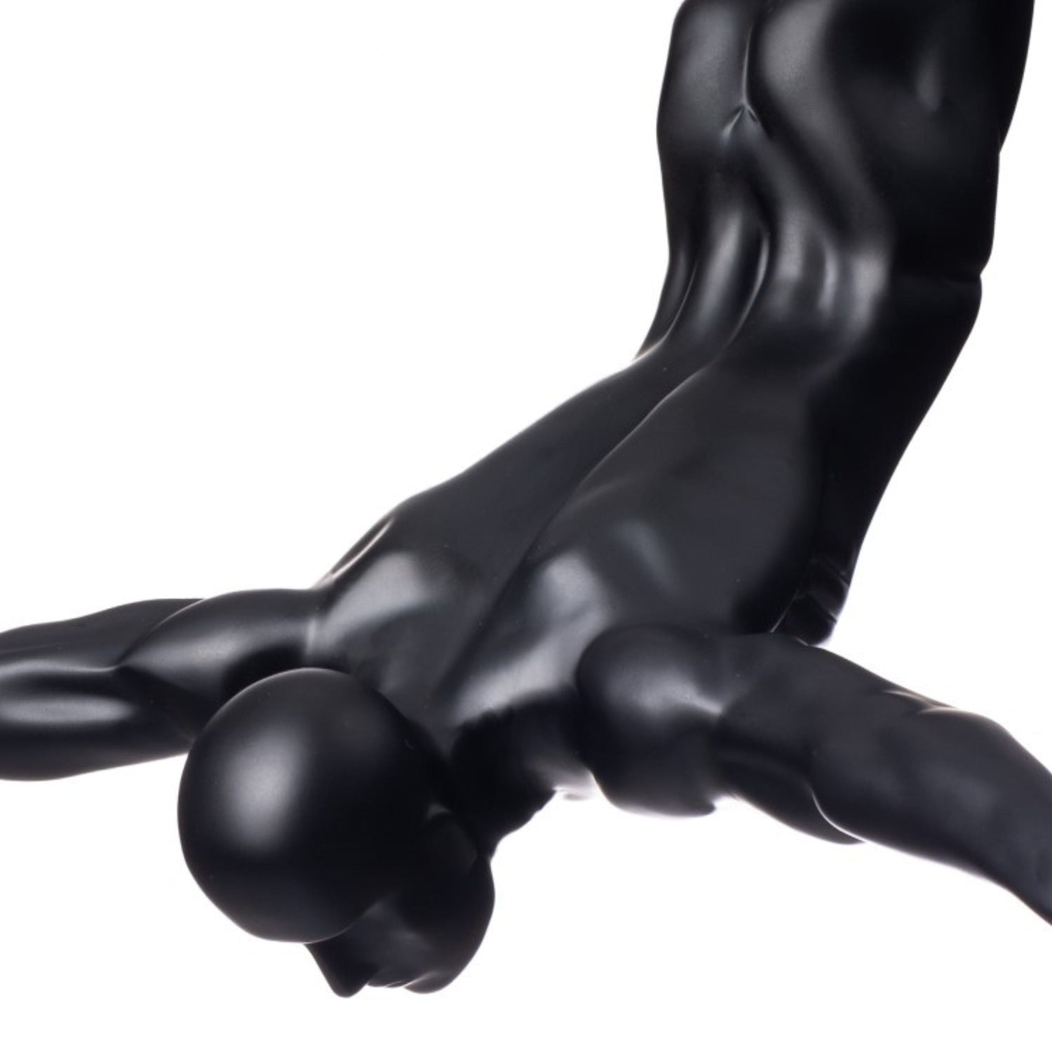 Diver Wall Art Decor Sculpture // 22" Matte Black - Home Elegance USA