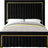 Dolce Velvet Platform Bed by Meridian Furniture Meridian Furniture